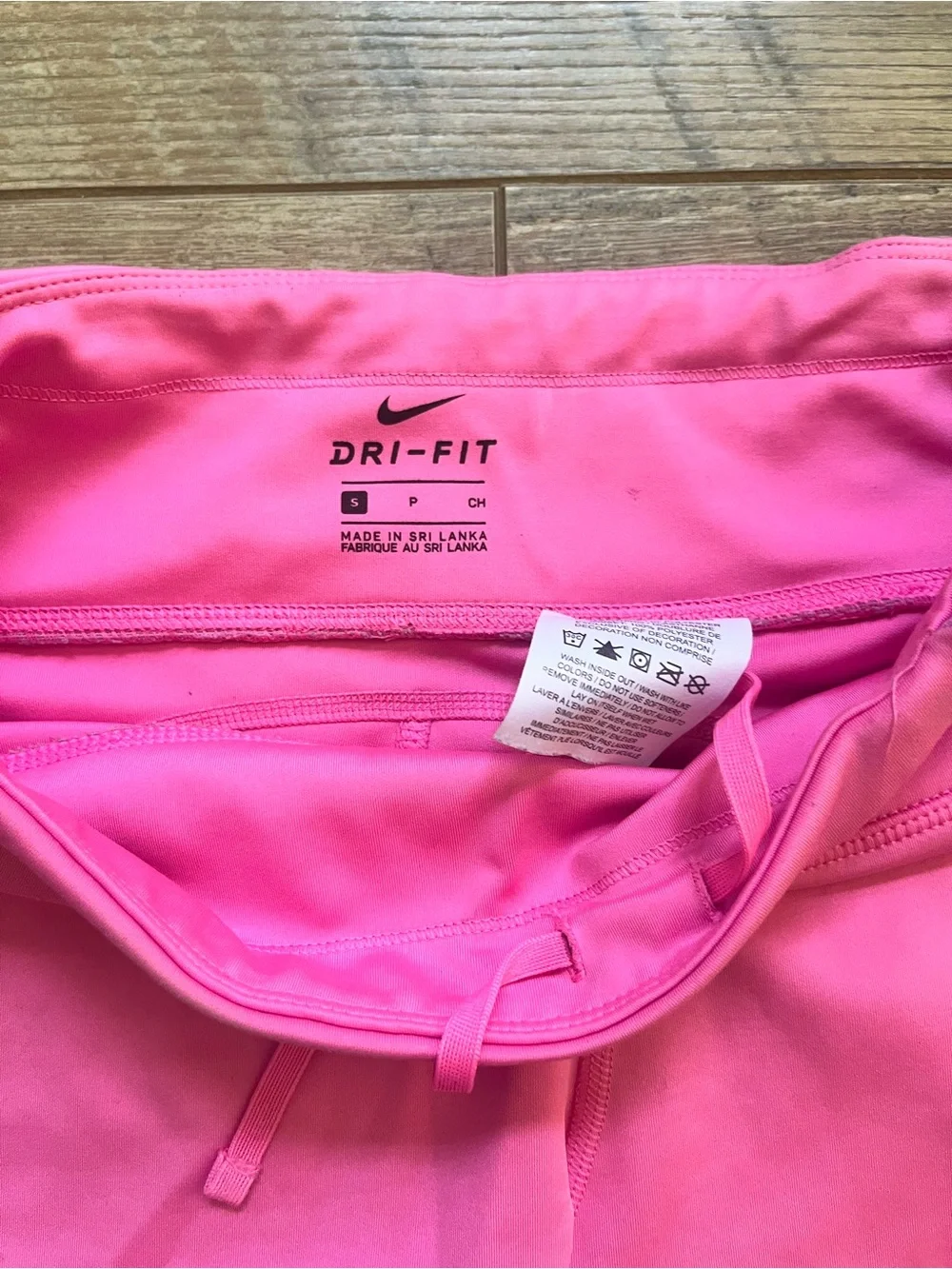 Nike Women's Bright Pink High-Rise Bike Shorts